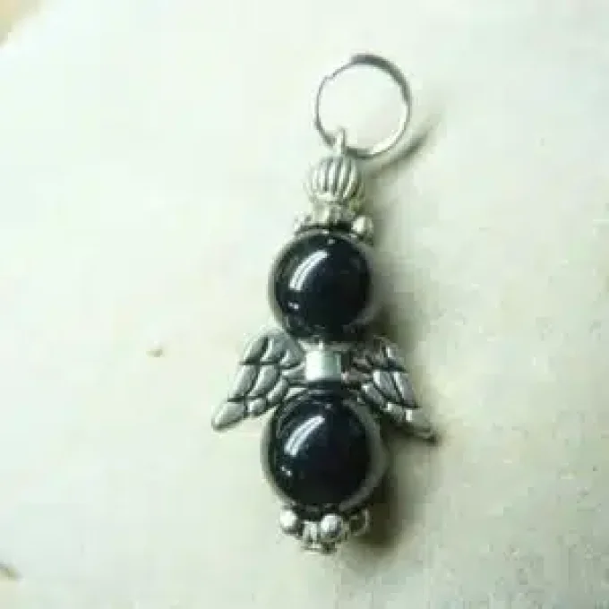 Pendentif ange Onyx